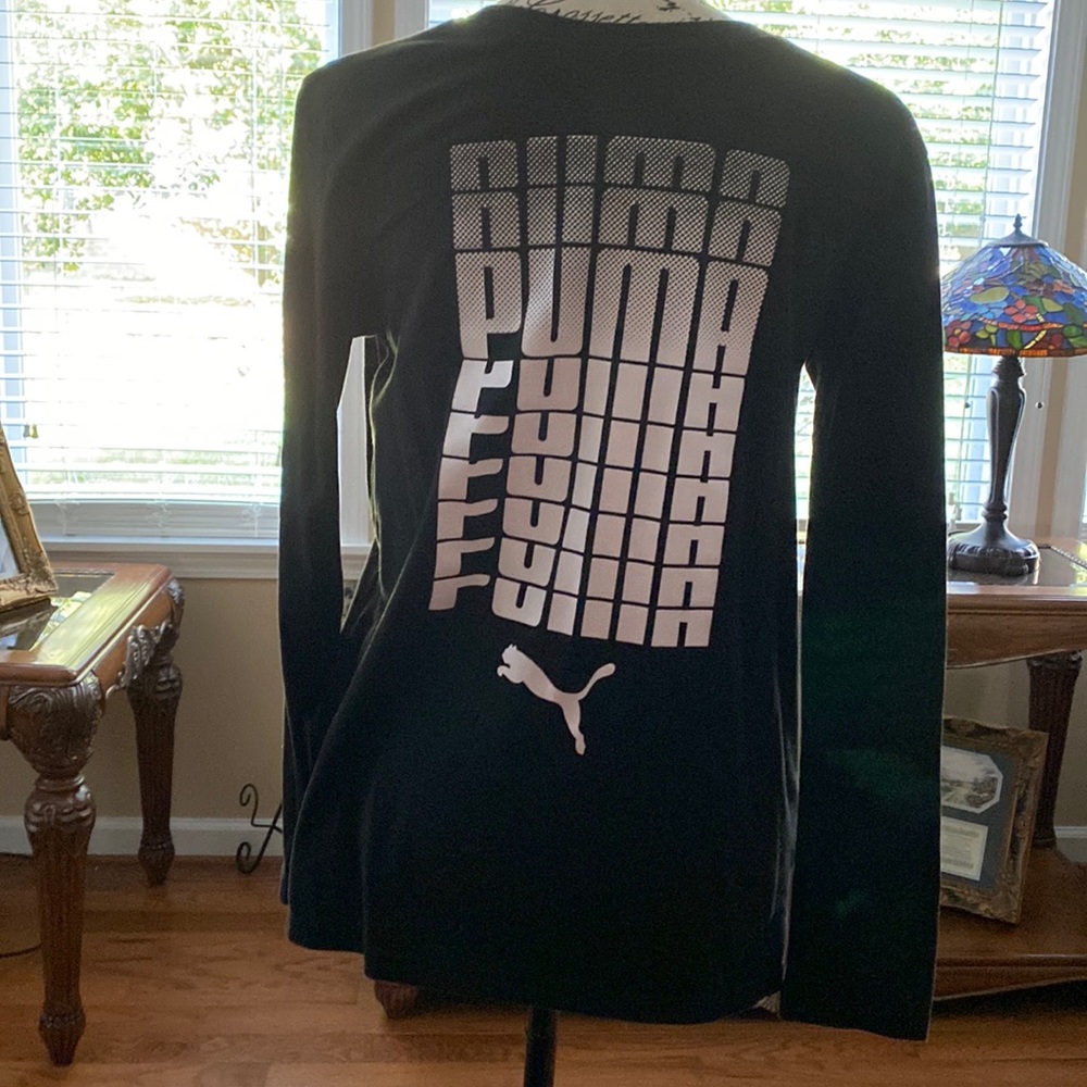 Puma Black Long Sleeve-Tee